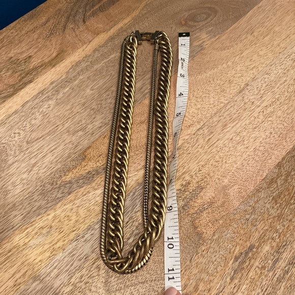 Layered-Look Double Chain Necklace, 22.5” - Picture 5 of 5